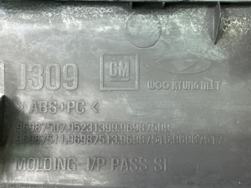 Накладка торпедо Chevrolet Orlando