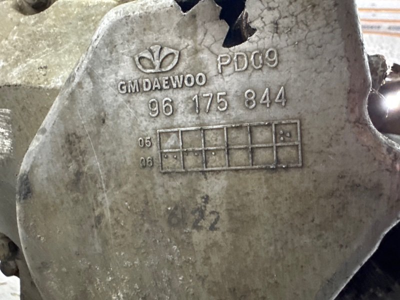 МКПП 5 ст. с повреждениями Chevrolet Lacetti