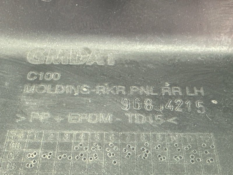 Накладка порога наружная Chevrolet Captiva