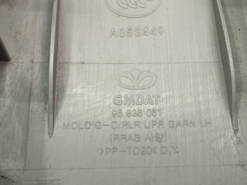 Накладка центральной стойки верхняя Chevrolet Captiva