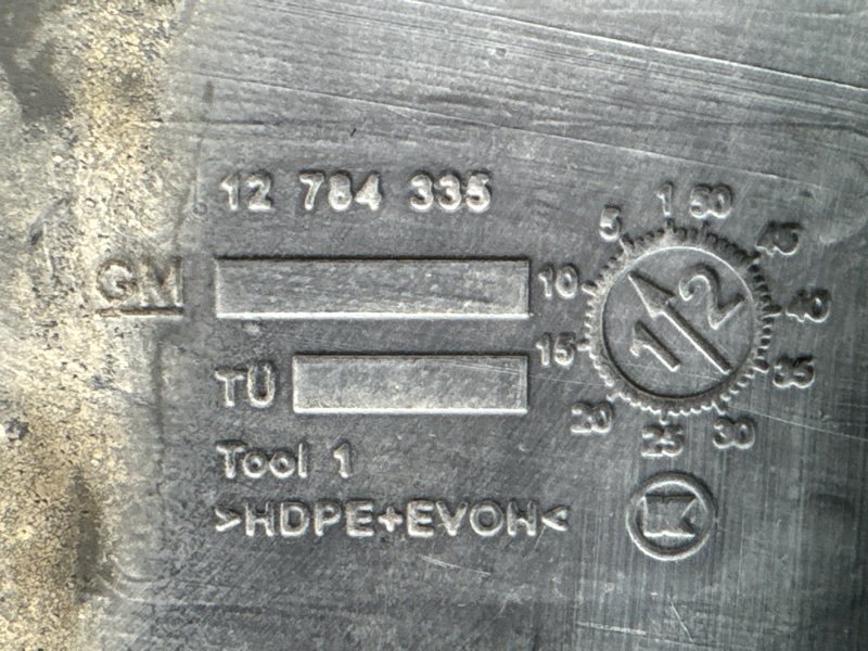 Бензобакбак топливный Chevrolet Orlando