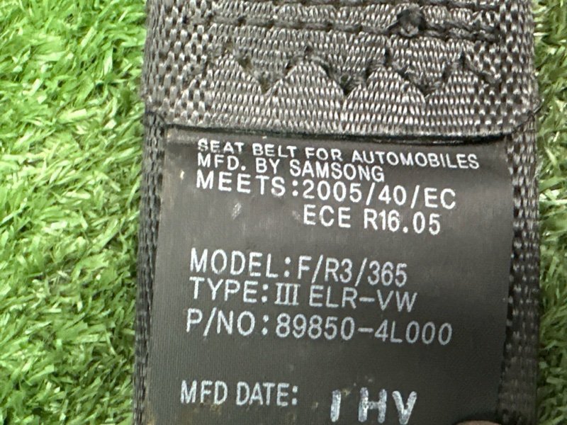 Ремни безопасности Hyundai Solaris 1 2013 RB