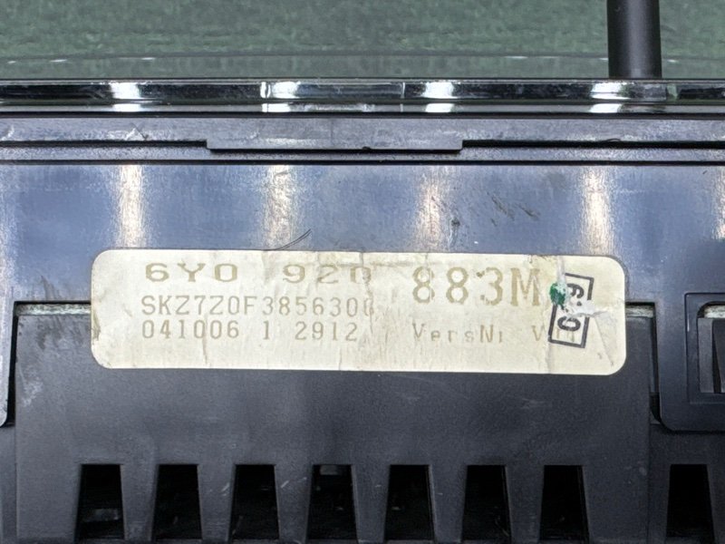 Панель приборов (щиток) Skoda Fabia 2