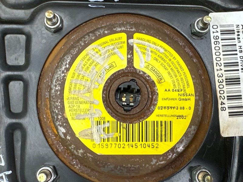 Подушка безопасности в руль Nissan Almera