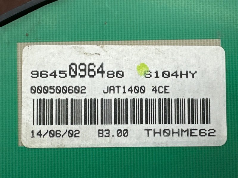 Панель приборов (щиток) Peugeot 206