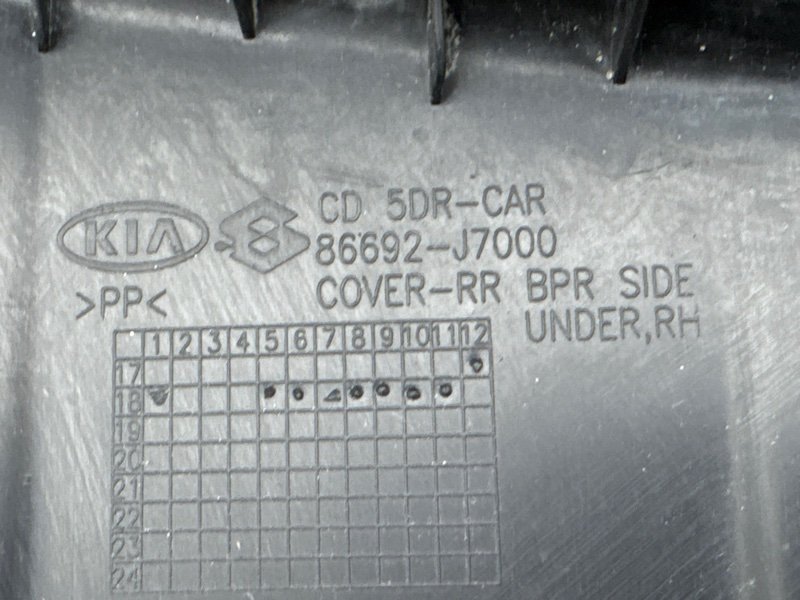 Пыльник бампера Kia Ceed 3 2018 CD