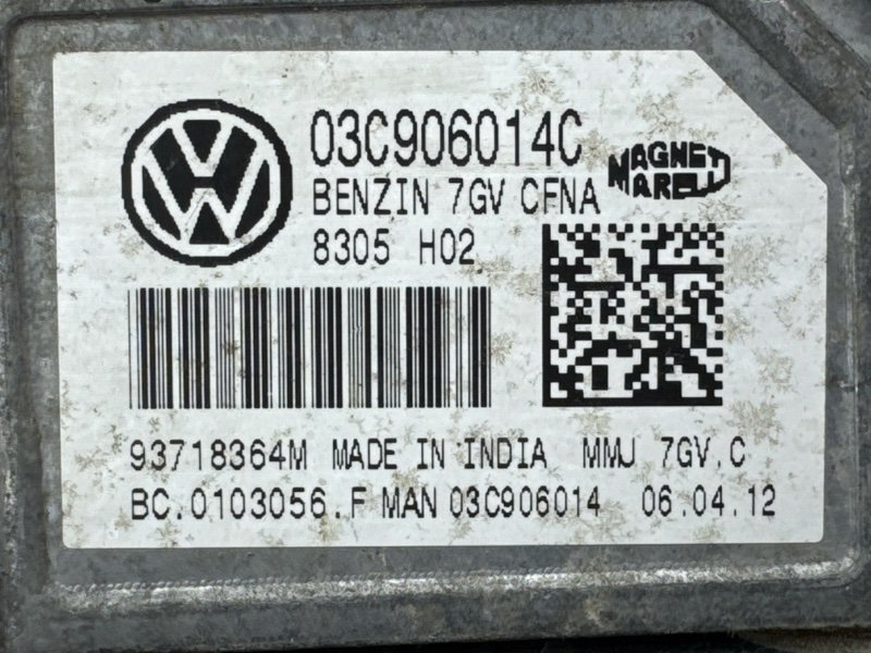 Электронный блок управления двигателем(ЭБУ) Volkswagen Polo 5