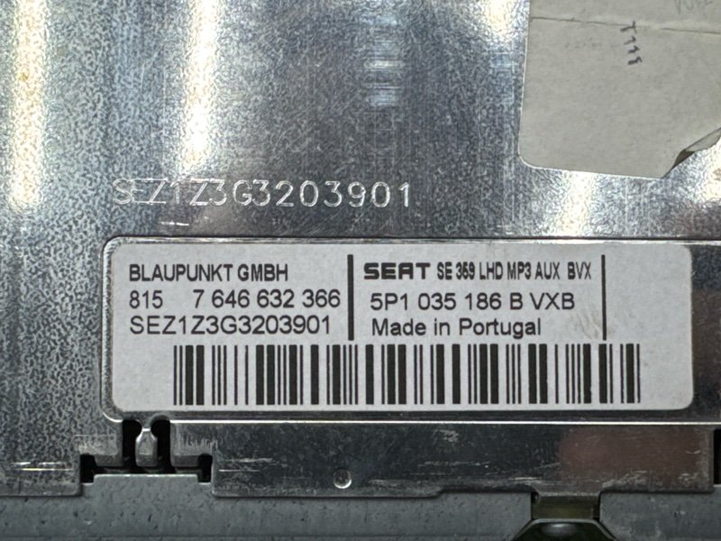 Магнитола штатная SEAT ALTEA