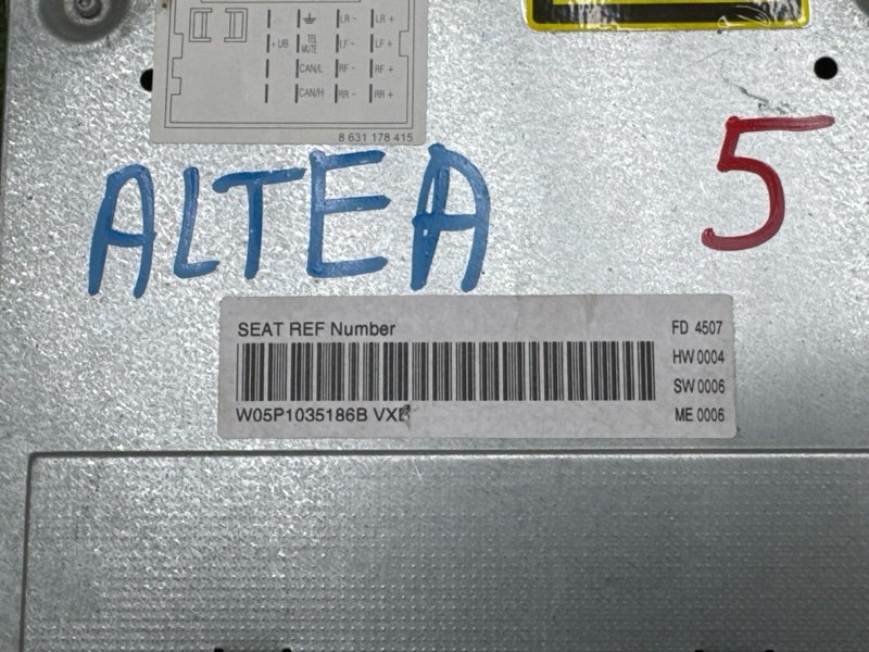 Магнитола штатная SEAT ALTEA