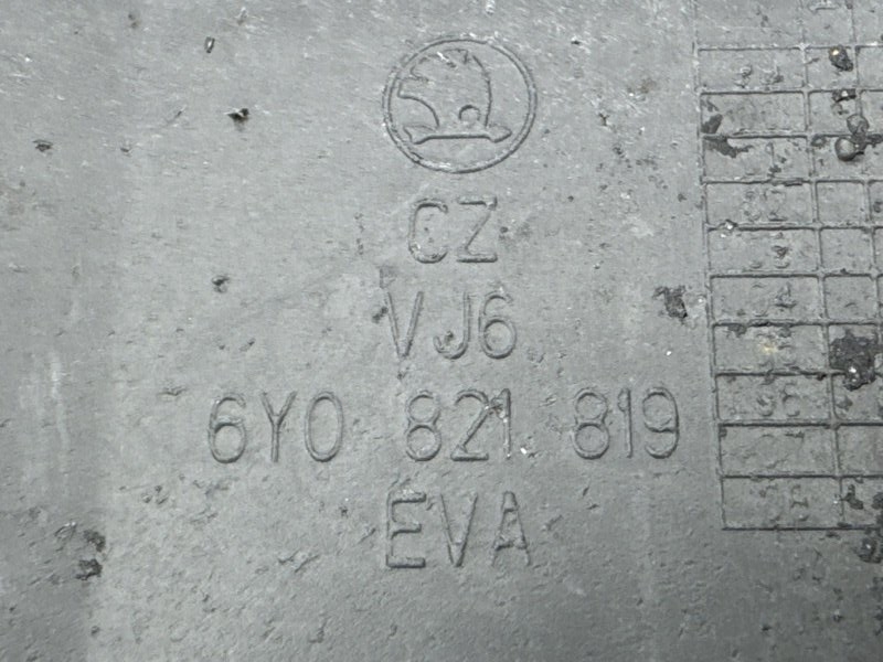 Брызговик Skoda Fabia 1