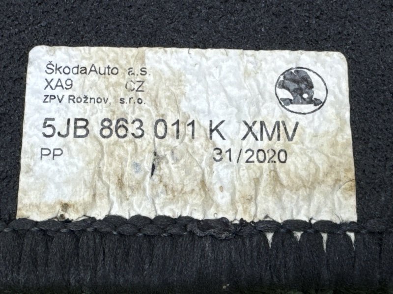 Коврики салонные Volkswagen Polo 6