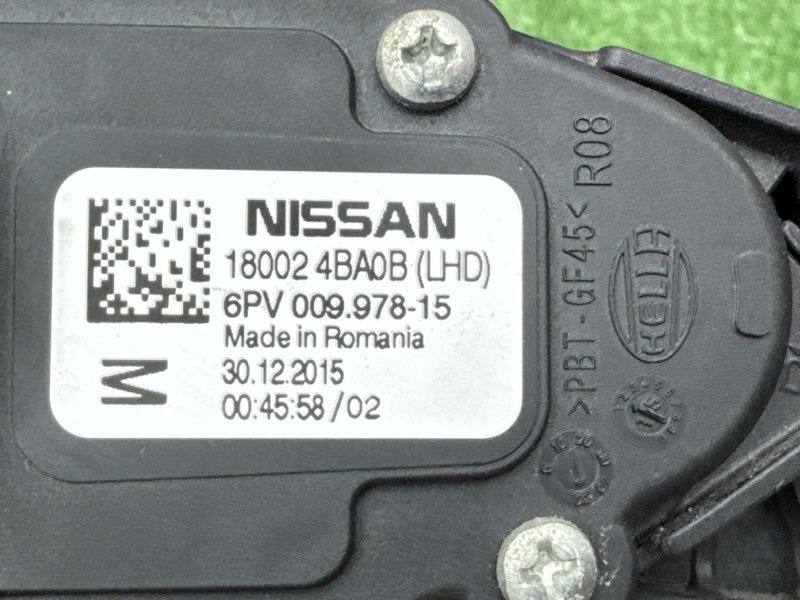 Педаль газа электронная Nissan QASHQAI 2016 J11