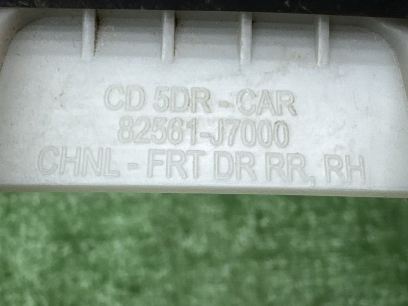 Направляющая стекла двери Kia Ceed 3 2021 SW