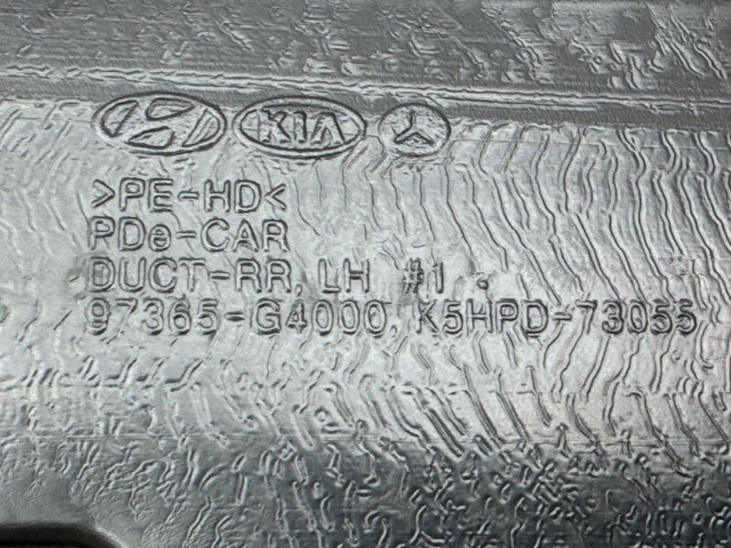 Воздуховод пола Kia Ceed 3 2021 SW