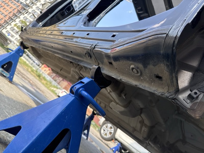 Порог со стойкой Hyundai Creta 2021 GS