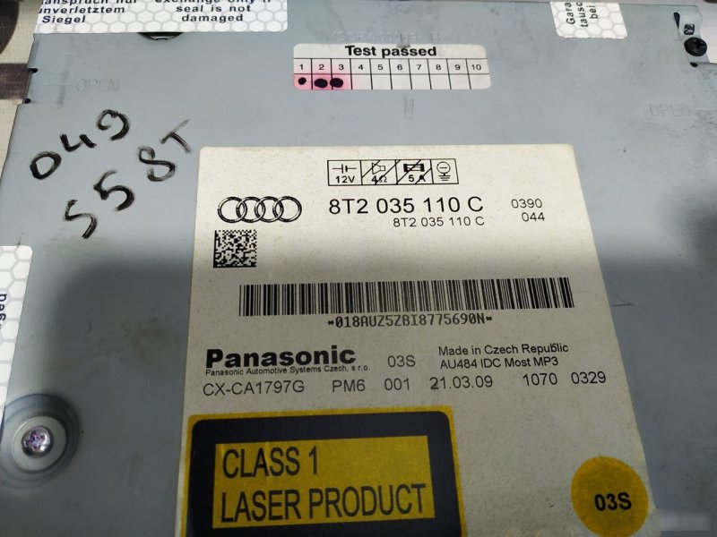 CD-Changer Audi S5 8T