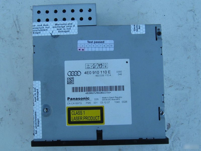CD-Changer Audi A8 D3