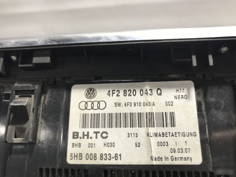 Блок климат-контроля Audi A6 С6