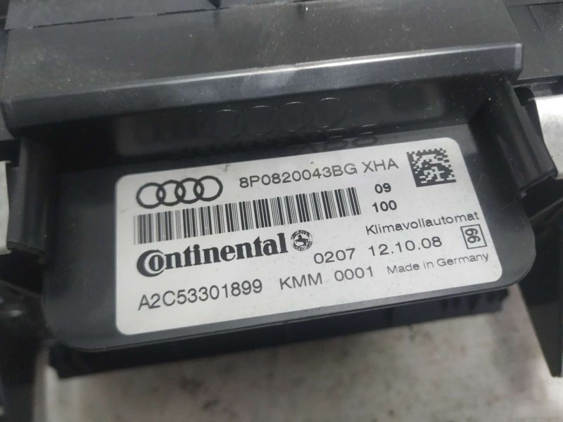 Блок климат-контроля Audi A3 2008—2013 8P