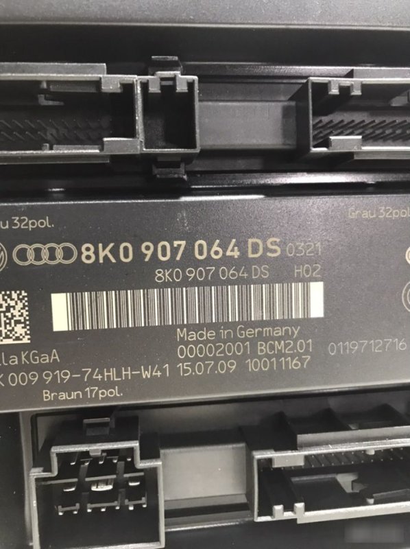 Блок комфорта Audi A4 B8