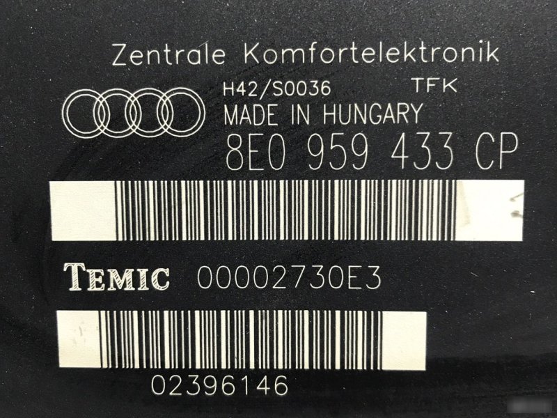 Блок комфорта Audi A4 B7