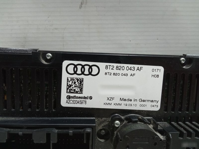 Блок управлением климат-контролем Audi Q5 2008—2012 8R