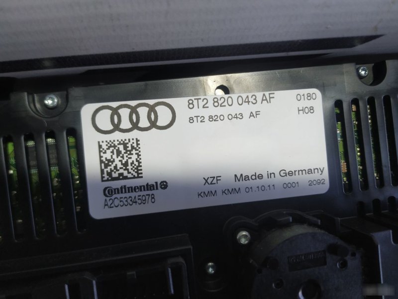 Блок управления климат-контролем Audi A4 2007—2012 B8