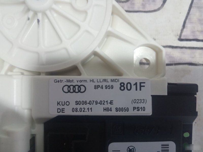 Моторчики стеклоподъемников Audi S3 2006—2008 8P