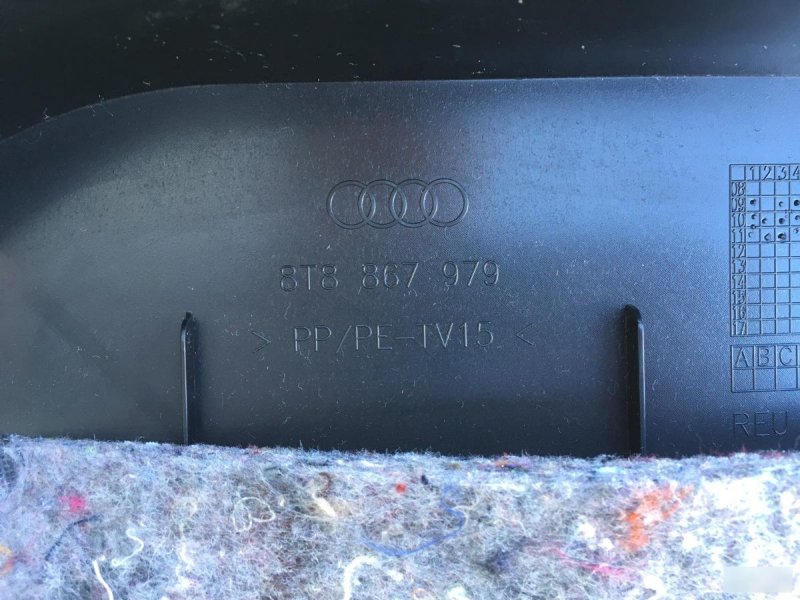 Обшивка крышки багажника Audi A5 8T