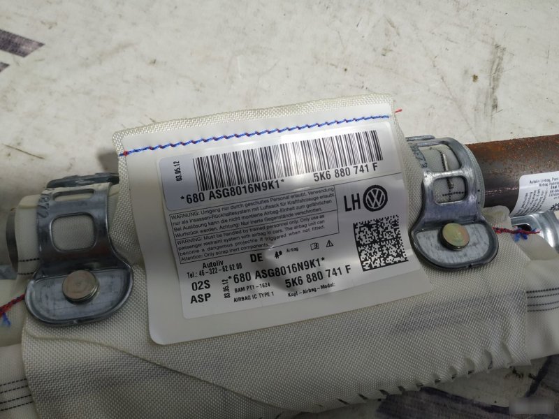 Подушка безопасности боковая Volkswagen Golf 6 GTI 2008—2012