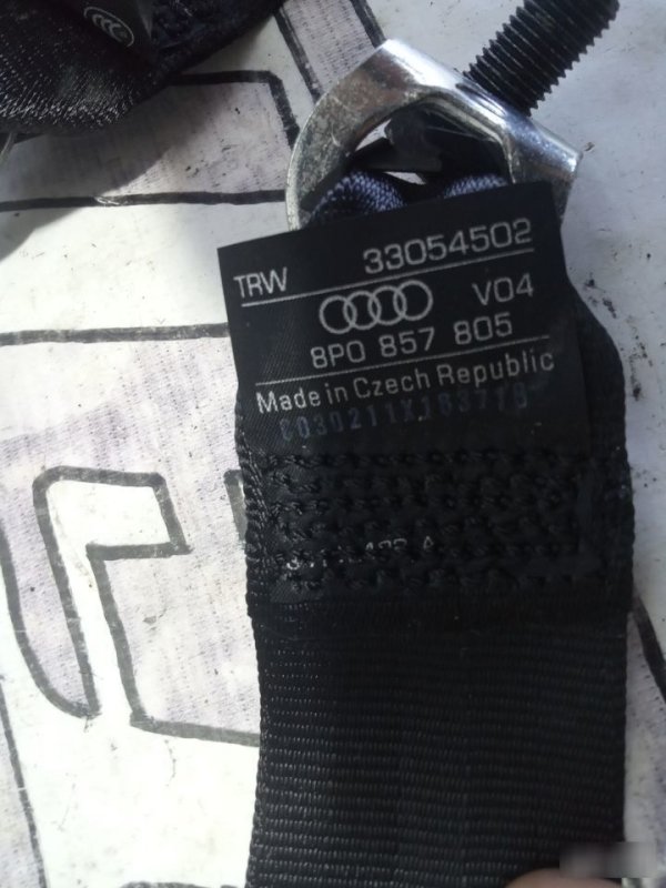 Ремни безопасности Audi S3 2006—2008 8P