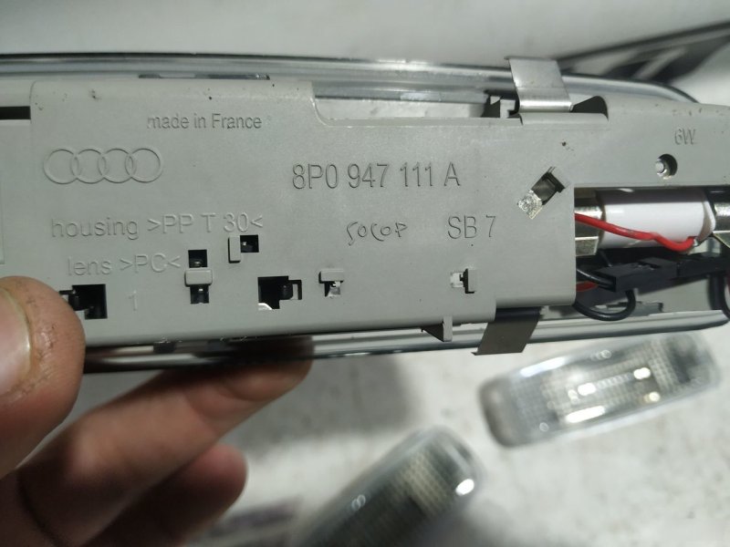 Фонарь салона Audi A3 2009 8P