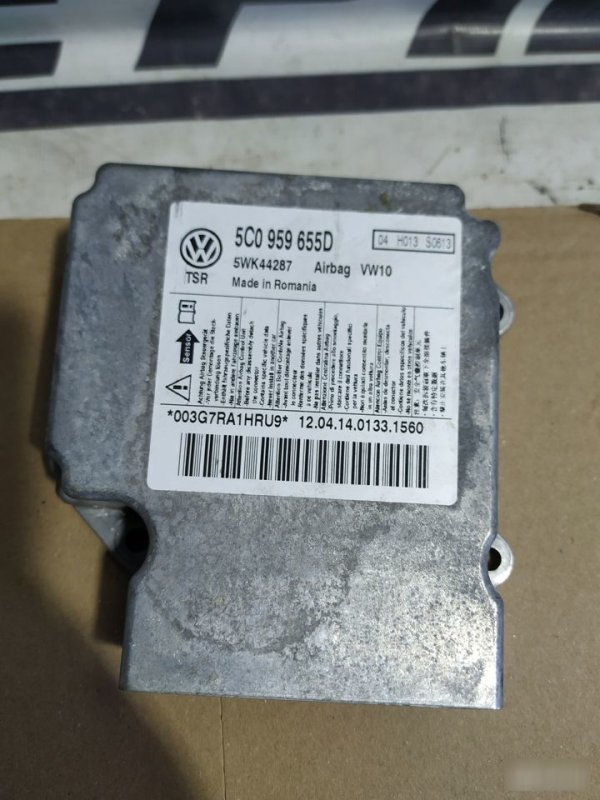 Эбу SRS AirBag Volkswagen Golf 6 GTI 2008—2012