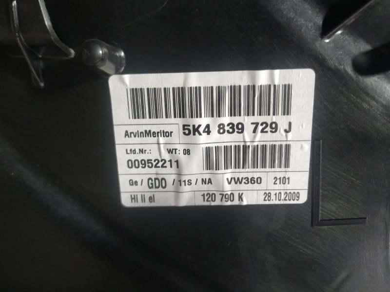 Стеклоподъемник Volkswagen Golf GTI 2010 VI