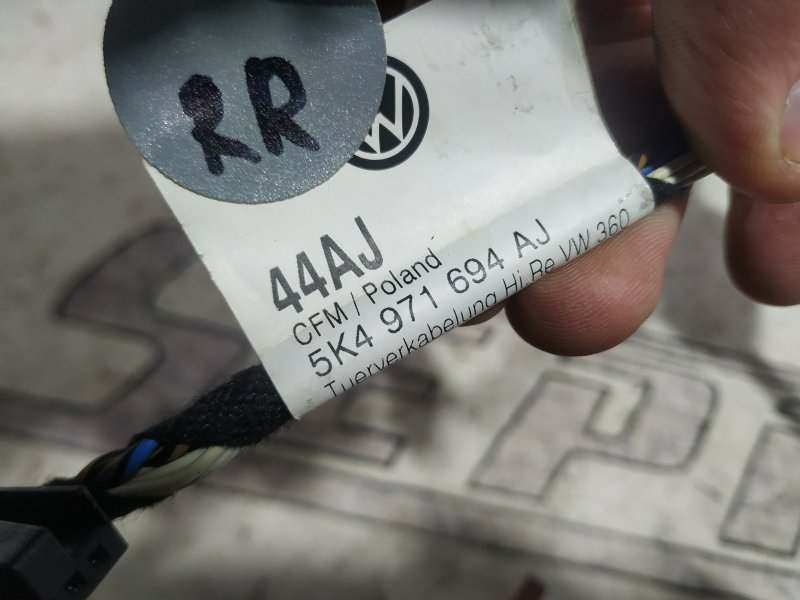 Проводка дверей Volkswagen Golf GTI 2010 VI