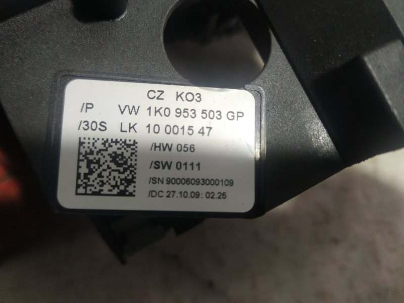 Подрулевой переключатель Volkswagen Golf GTI 2010 VI