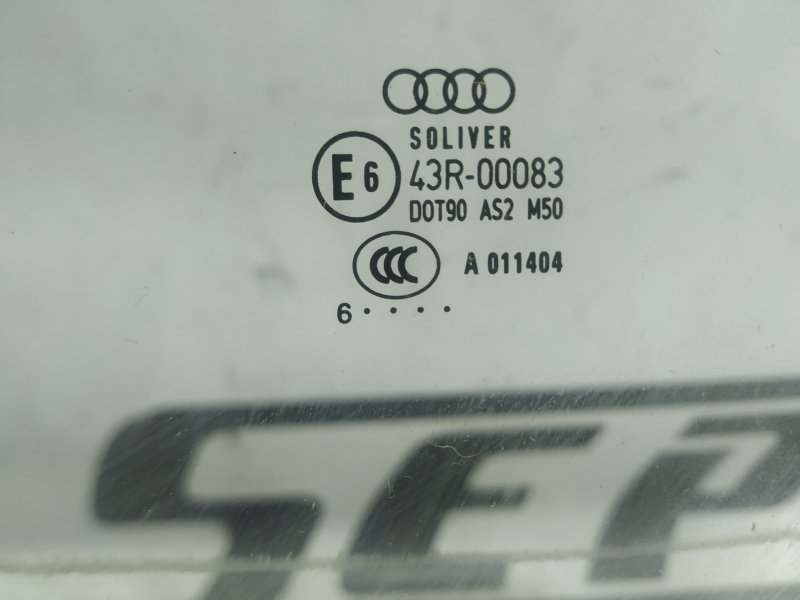 Стекло боковое Audi A6 2007 C6