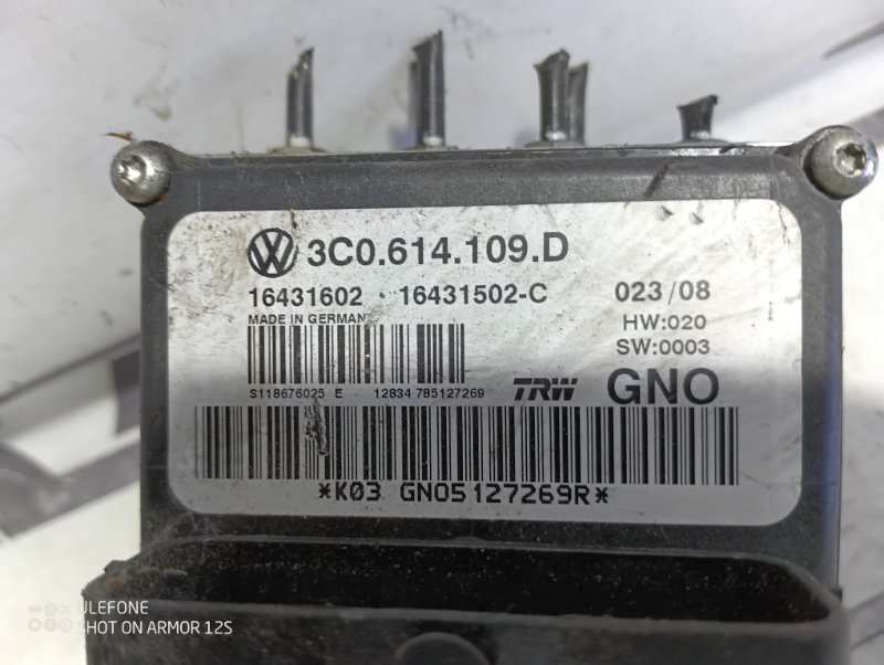 Блок ABS Volkswagen Passat 2008 B6