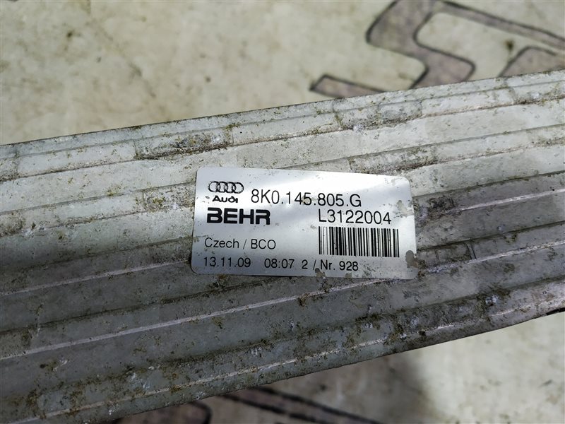 Интеркулер Audi A4 2009 B8
