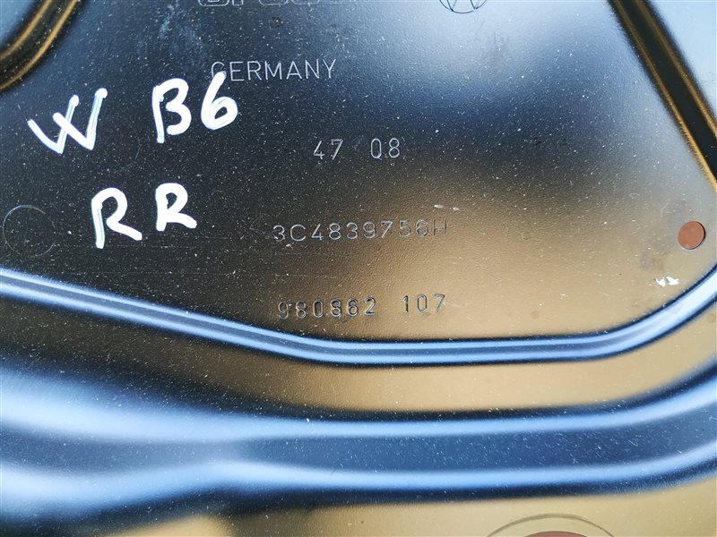 Стеклоподъемник задний правый Volkswagen Passat 2008 B6
