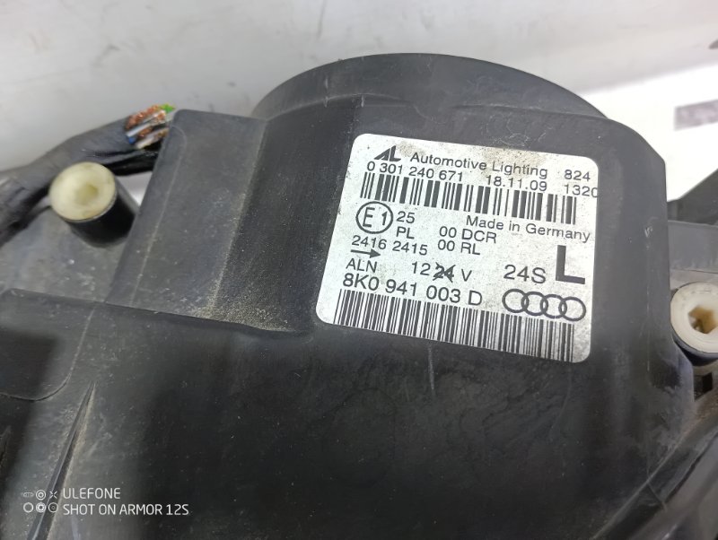 Фара ксеноновая Audi A4 2009 B8