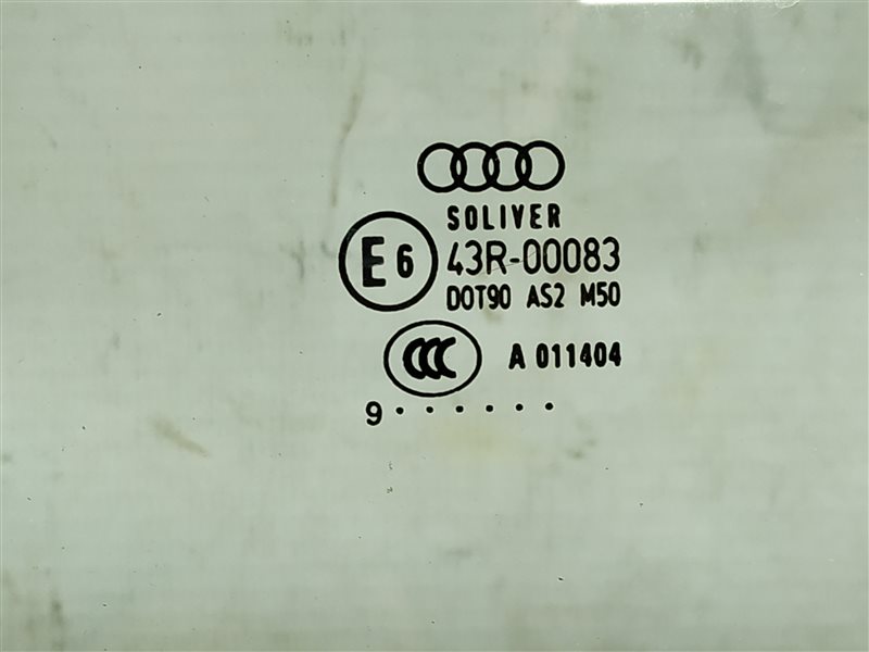 Стекло боковое Audi A6 2010 C6