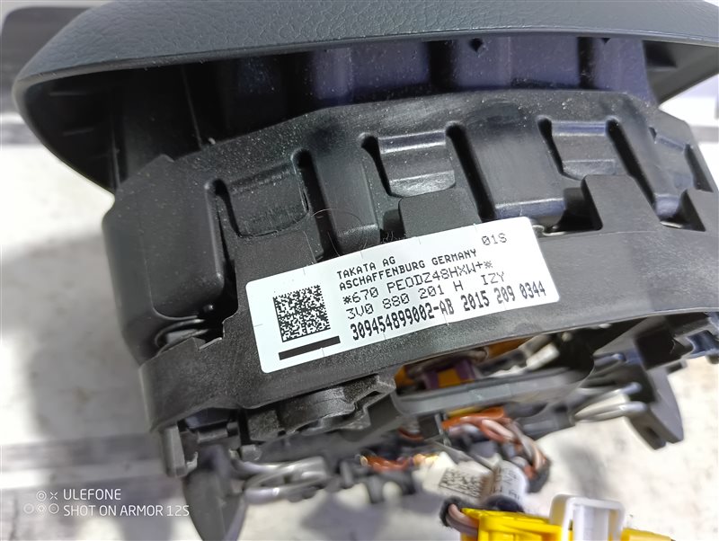 Подушка безопасности в руль Skoda Superb 2015 III