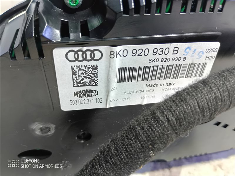 Панель приборов Audi A4 2009 B8