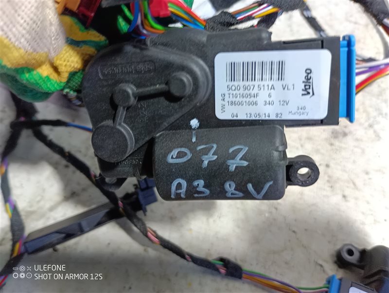 Сервопривод заслонки печки Audi A3 2014 8V Sedan