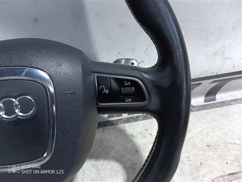 Руль с подрулевыми лепестками Audi S5 2008 8T