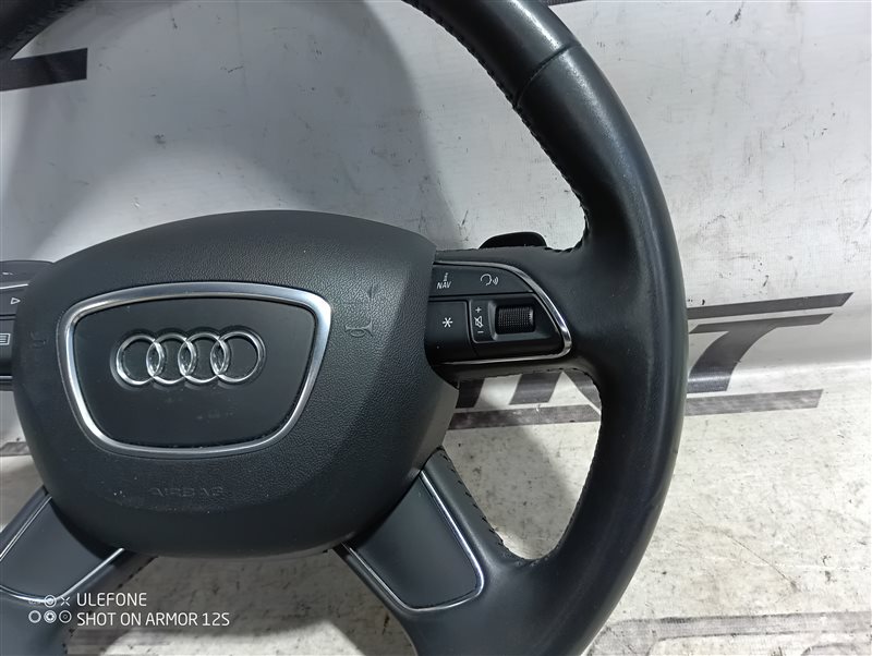 Руль с подрулевыми лепестками Audi A6 2012 C7