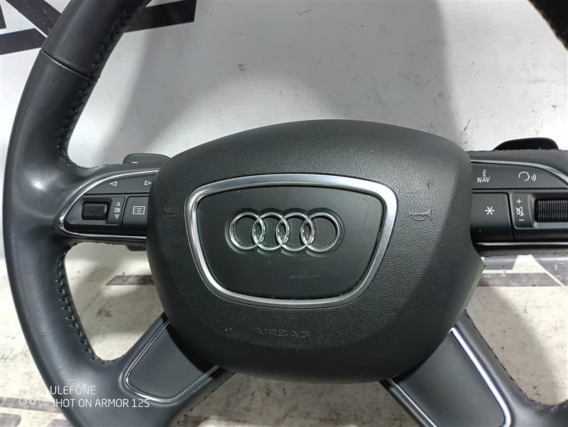 Руль с подрулевыми лепестками Audi A6 2012 C7