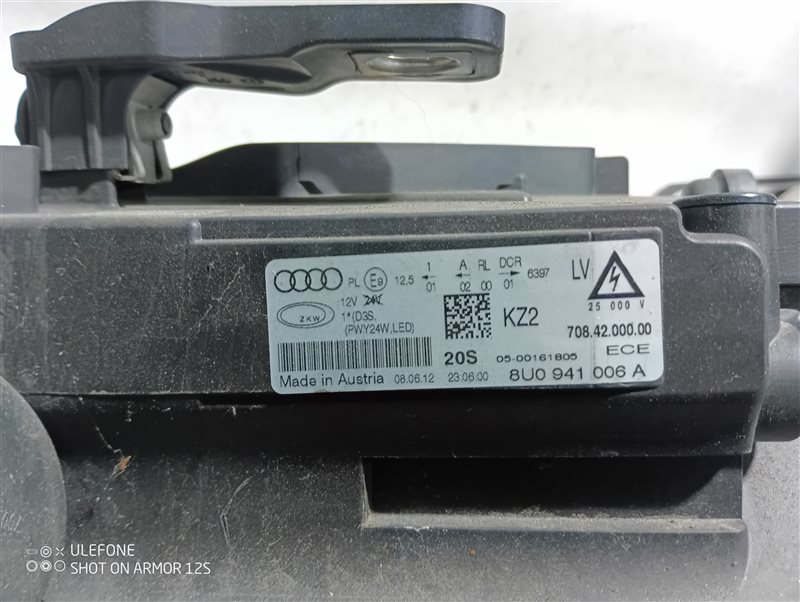 Фары Audi Q3 2012 8U