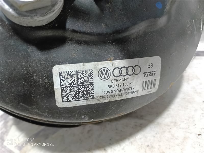 Усилитель тормозов вакуумный Audi A4 2010 B8